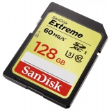 SDXC 128 Gb SanDisk Class 10 Extreme UHS-I (U3) R/W 60/40MB/s 